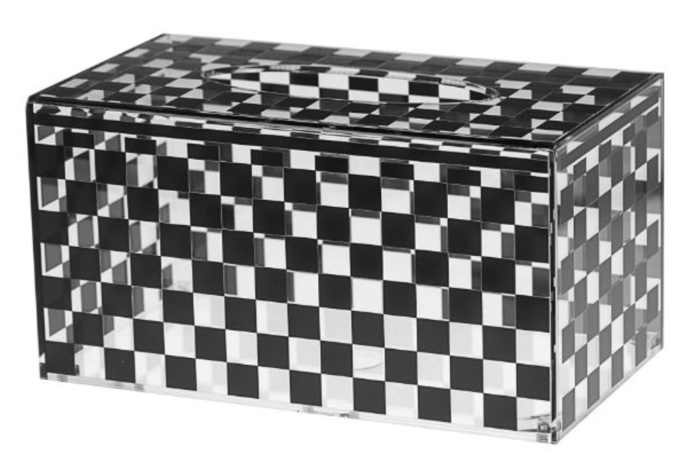Lucite tissue box