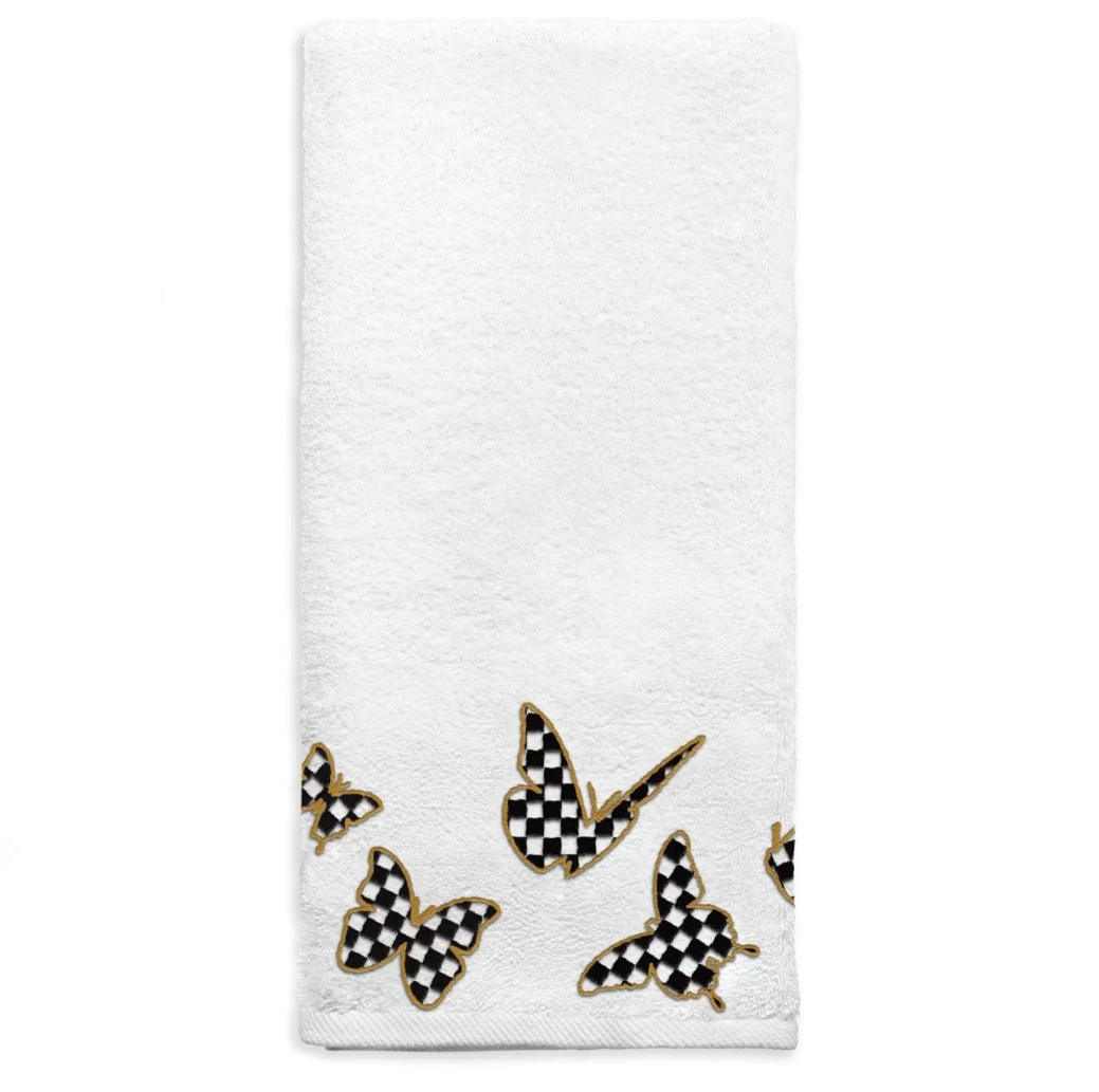 Butterfly checker handtowel