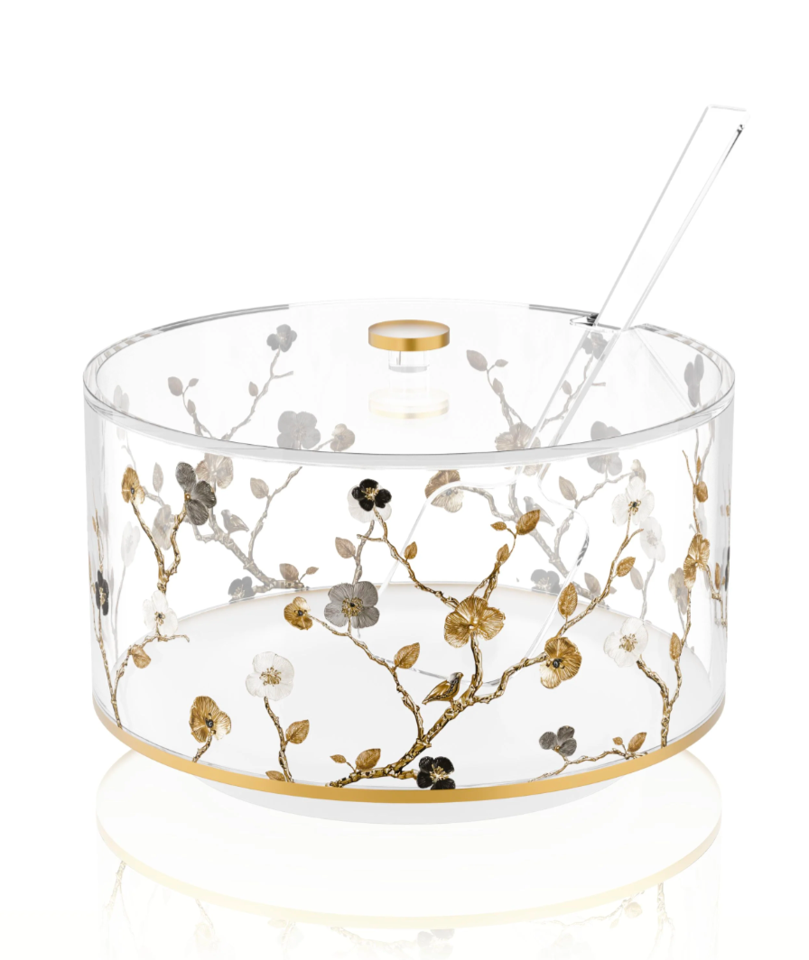 Lucite salad bowl